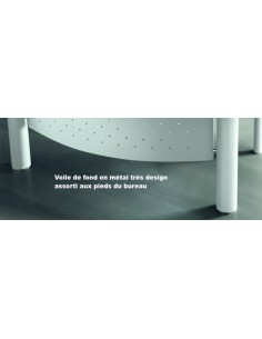 Bureau de direction X time avec convivialité en verre – Quadrifoglio. 2