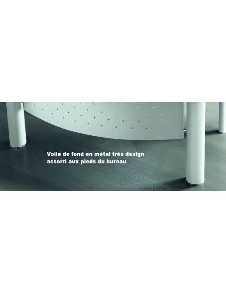 Bureau de direction X time avec convivialité en verre – Quadrifoglio.