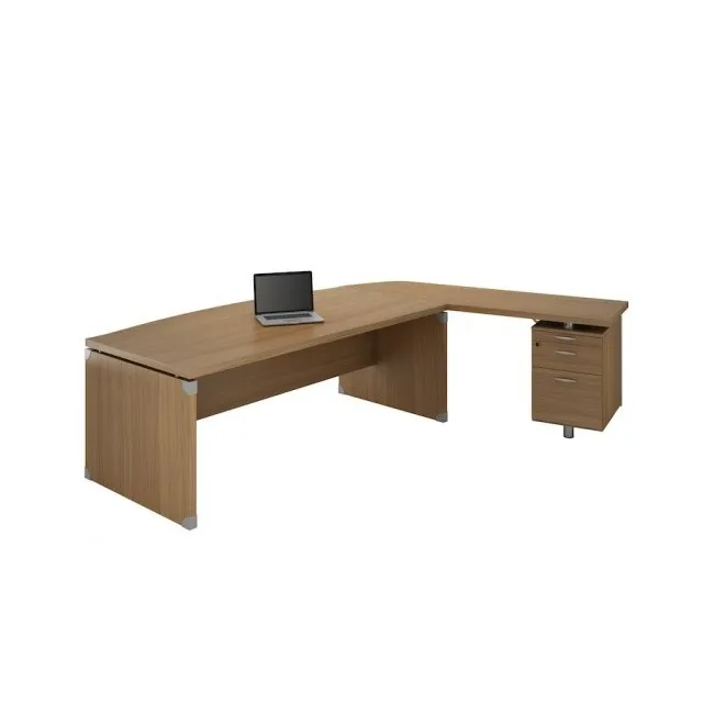 Bureau X time Stop avec convivialité en verre – Quadrifoglio.
