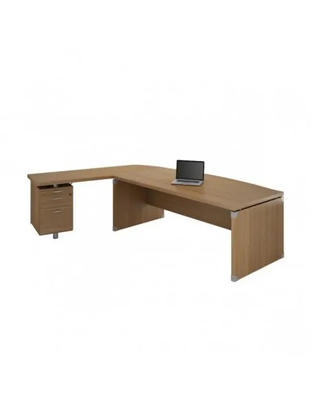 Bureau X time Stop avec convivialité en verre – Quadrifoglio.