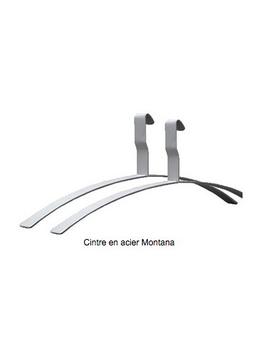 Kit de 2 cintres Montana pour portemanteaux mural KERKMANN