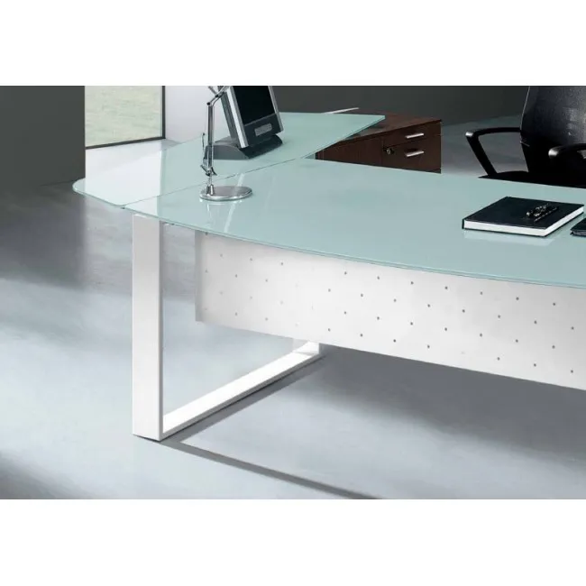 Voile de fond en métal pour bureaux X time Ring - Quadrifoglio