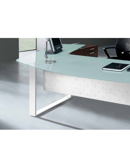 Voile de fond en métal pour bureaux X time Ring - Quadrifoglio