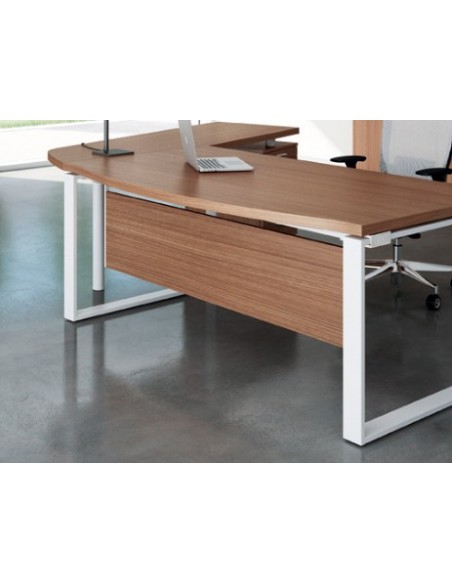 Voile de fond en bois pour bureaux X time Ring - Quadrifoglio