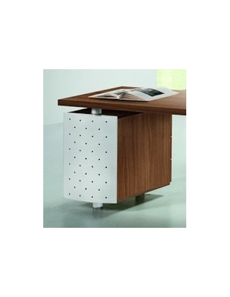 Bureau X time Stop avec convivialité en verre – Quadrifoglio.