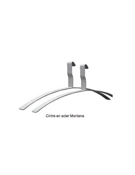 Kit de 2 cintres Montana pour portemanteaux mural KERKMANN