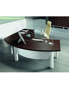 Bureau X time Stop avec convivialité en verre – Quadrifoglio.