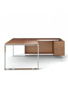Bureau X7 avec retour et caisson – Officity.