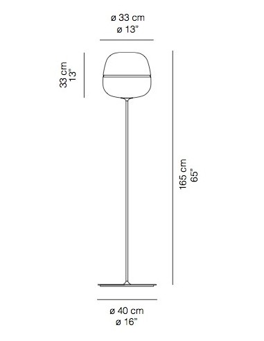 LAMPADAIRE DESIGN AFRA