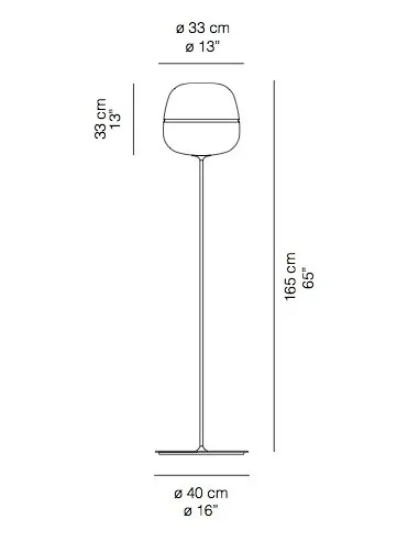 LAMPADAIRE DESIGN AFRA