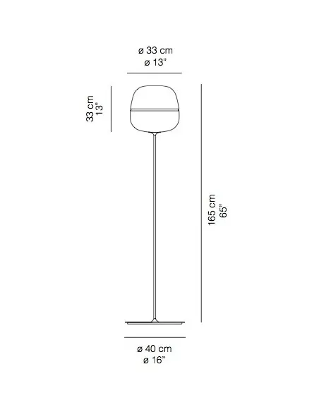 LAMPADAIRE DESIGN AFRA