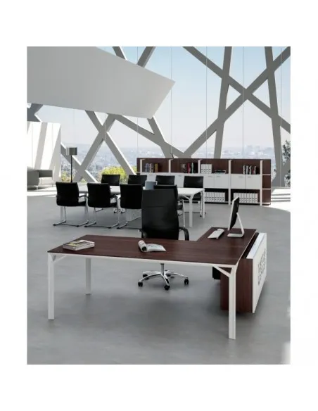 Bureau X7 avec retour et caisson – Officity.