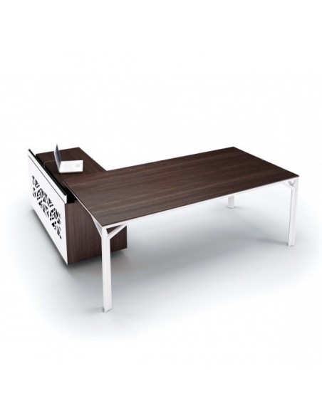 Bureau X7 avec retour et caisson – Officity.