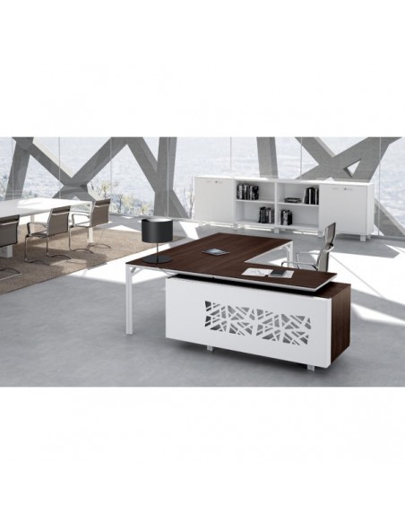 Bureau X7 avec retour et caisson – Officity.