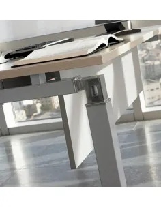 Voile de fond en mélaminé pour bureaux Fly - Mobel Linea