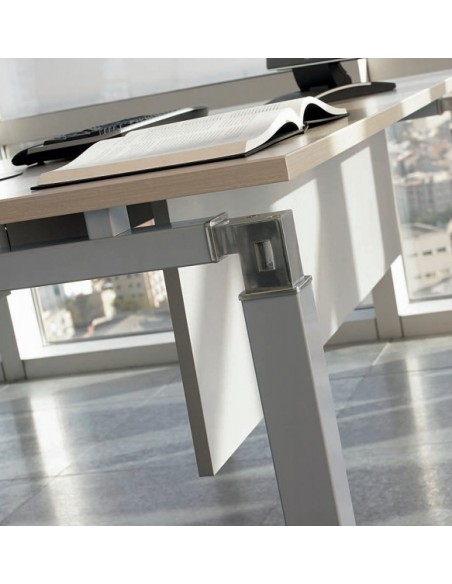 Voile de fond en mélaminé pour bureaux Fly - Mobel Linea