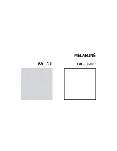 Cloison de séparation en mélaminé - Quadrifoglio