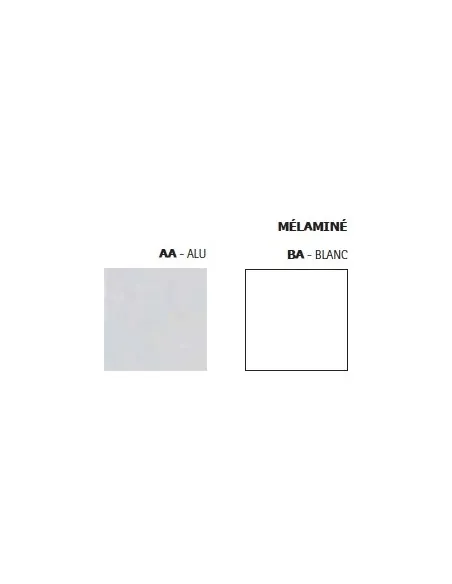 Cloison de séparation en mélaminé - Quadrifoglio
