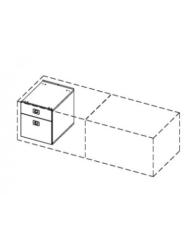 Caisson de rangement pour crédence Officity.