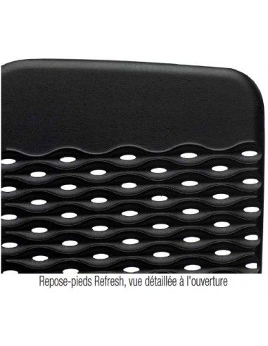 Fellowes fellowes repose-pieds profesionnal series, chauffant noir