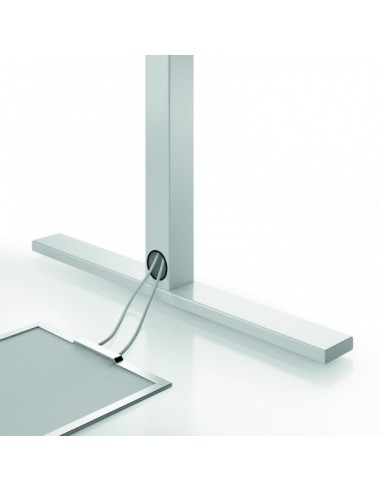 Bureau Idea Tube avec meuble de rangement - Quadrifoglio