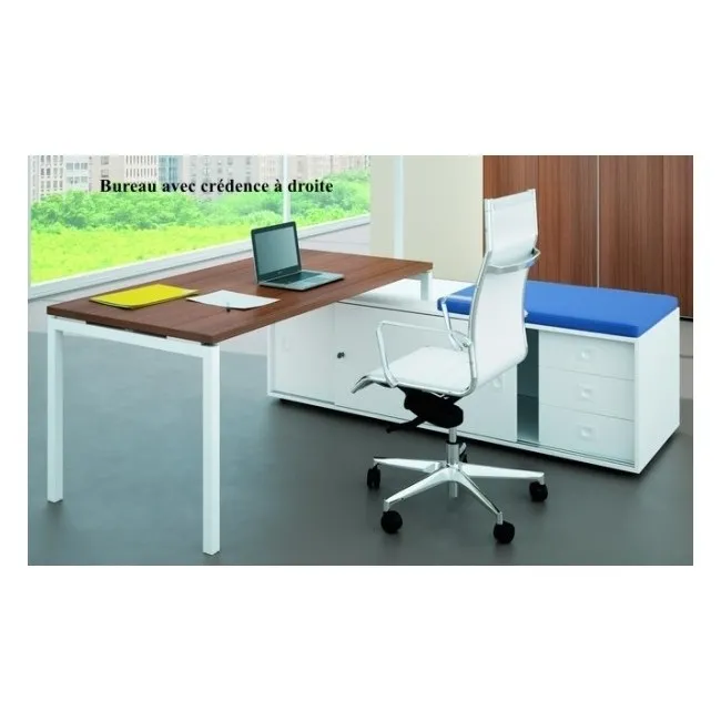 Bureau Idea 01 avec meuble de rangement - Quadrifoglio