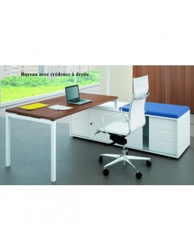 Bureau Idea 01 avec meuble de rangement - Quadrifoglio