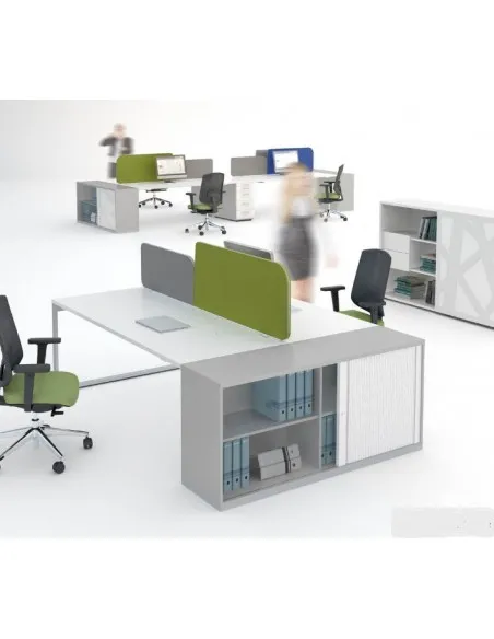 Bureau Bench Ogi Q avec meuble de rangement - MDD