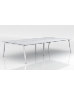 Ensemble de 4 postes Ogi A avec caissons de rangement grande contenance - MDD 2