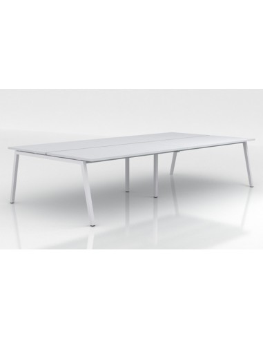 Ensemble de 4 postes Ogi A avec caissons de rangement grande contenance - MDD