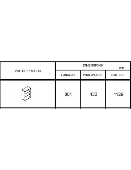 Bibliothèque série Class pour accompagner vos armoires de bureau - MDD