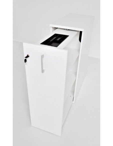 Ensemble de 4 postes Ogi A avec caissons de rangement grande contenance - MDD