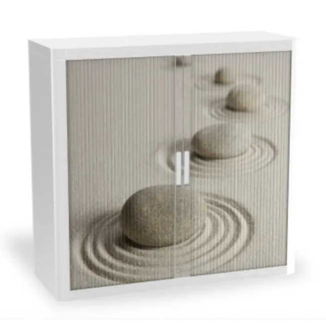 Armoire à rideaux avec décor Zen – EasyOffice.