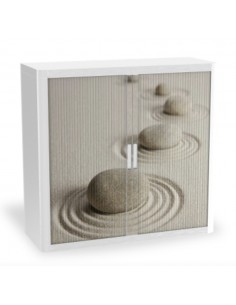 Armoire à rideaux avec décor Zen – EasyOffice.