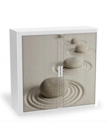 Armoire à rideaux avec décor Zen – EasyOffice.
