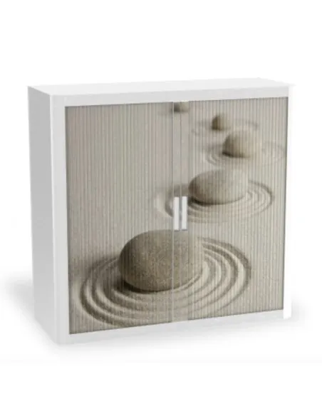 Armoire à rideaux avec décor Zen – EasyOffice.
