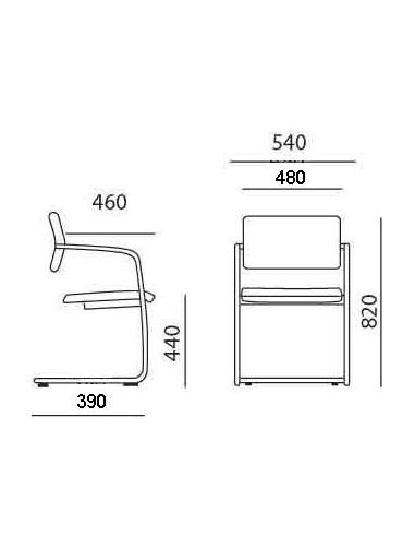 Fauteuil de Direction en cuir modèle Foster - Sokoa