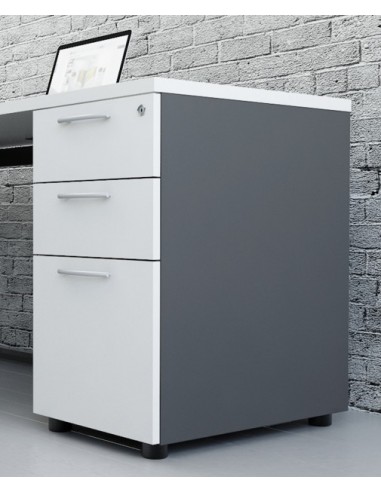 Bureau individuel Ogi U avec crédence - MDD