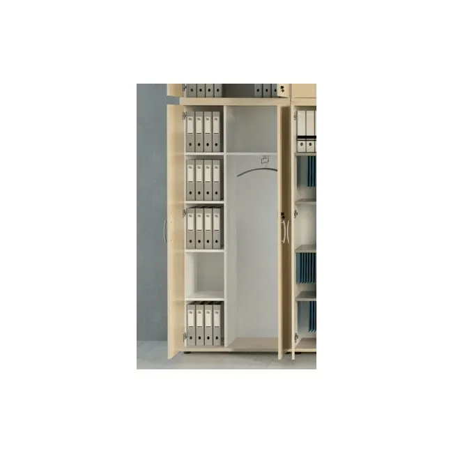 Armoire haute équipée d’un vestiaire et de rangement - MDD