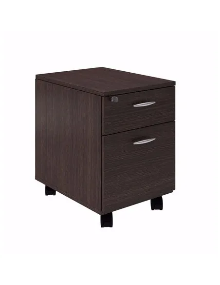 Caisson mobile 2 tiroirs dont un pour les dossiers suspendus pour mobilier Quadrifoglio.