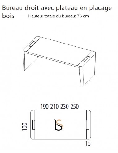 Bureau droit X10– Officity