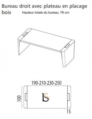Bureau droit X10– Officity