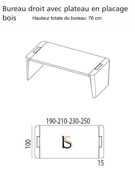 Bureau droit X10– Officity