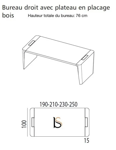 Bureau droit X10– Officity