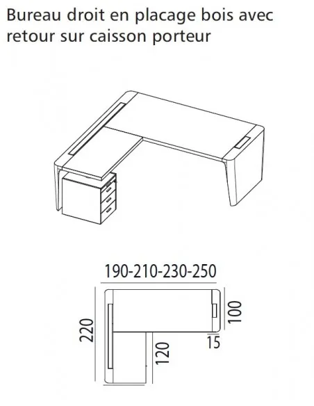Bureau d'angle X10– Officity