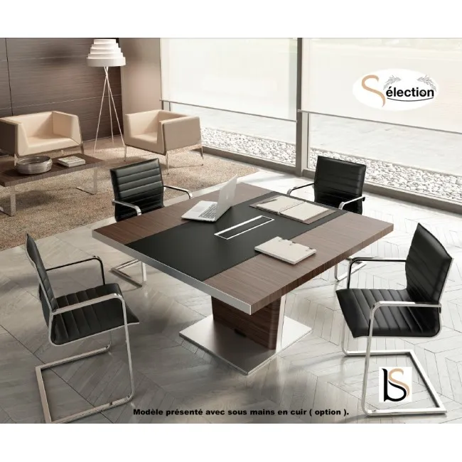 Table de réunion carrée série X10– Officity
