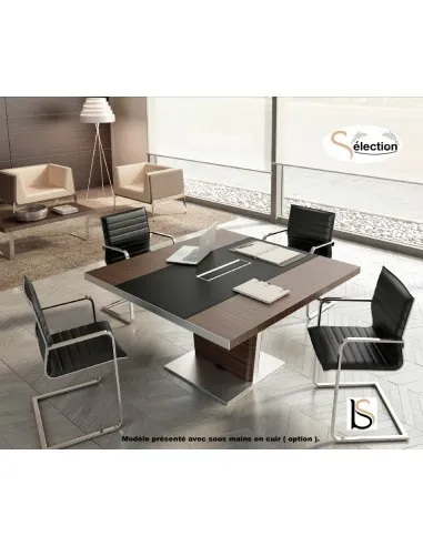 Table de réunion carrée série X10– Officity