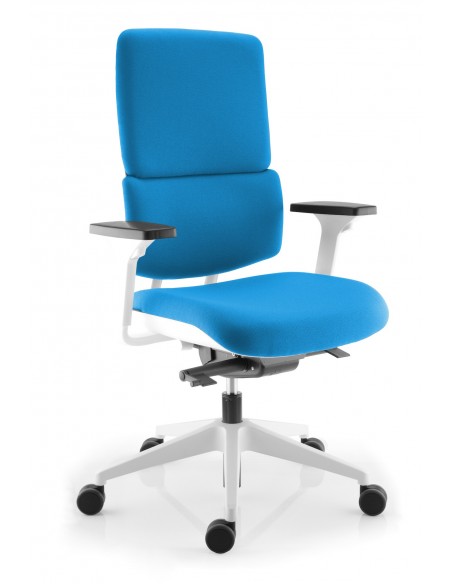 Fauteuil de bureau Wi Max avec coque blanche – Sokoa.