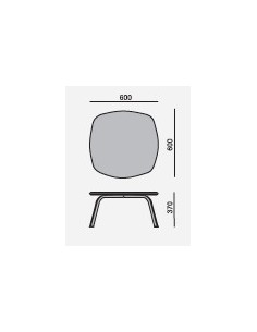 Table  basse Ainhoa forme carrée - SOKOA 2