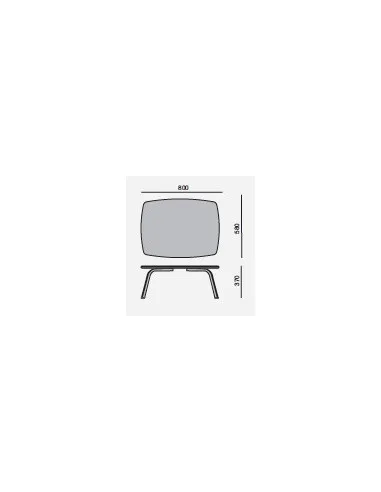 Table  basse Ainhoa forme rectangulaire - SOKOA